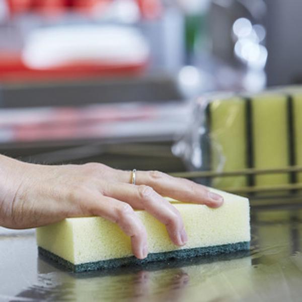 10 Pack - Large Sponge Scourers - Perfect for washing up and general cleaning - household cleaning