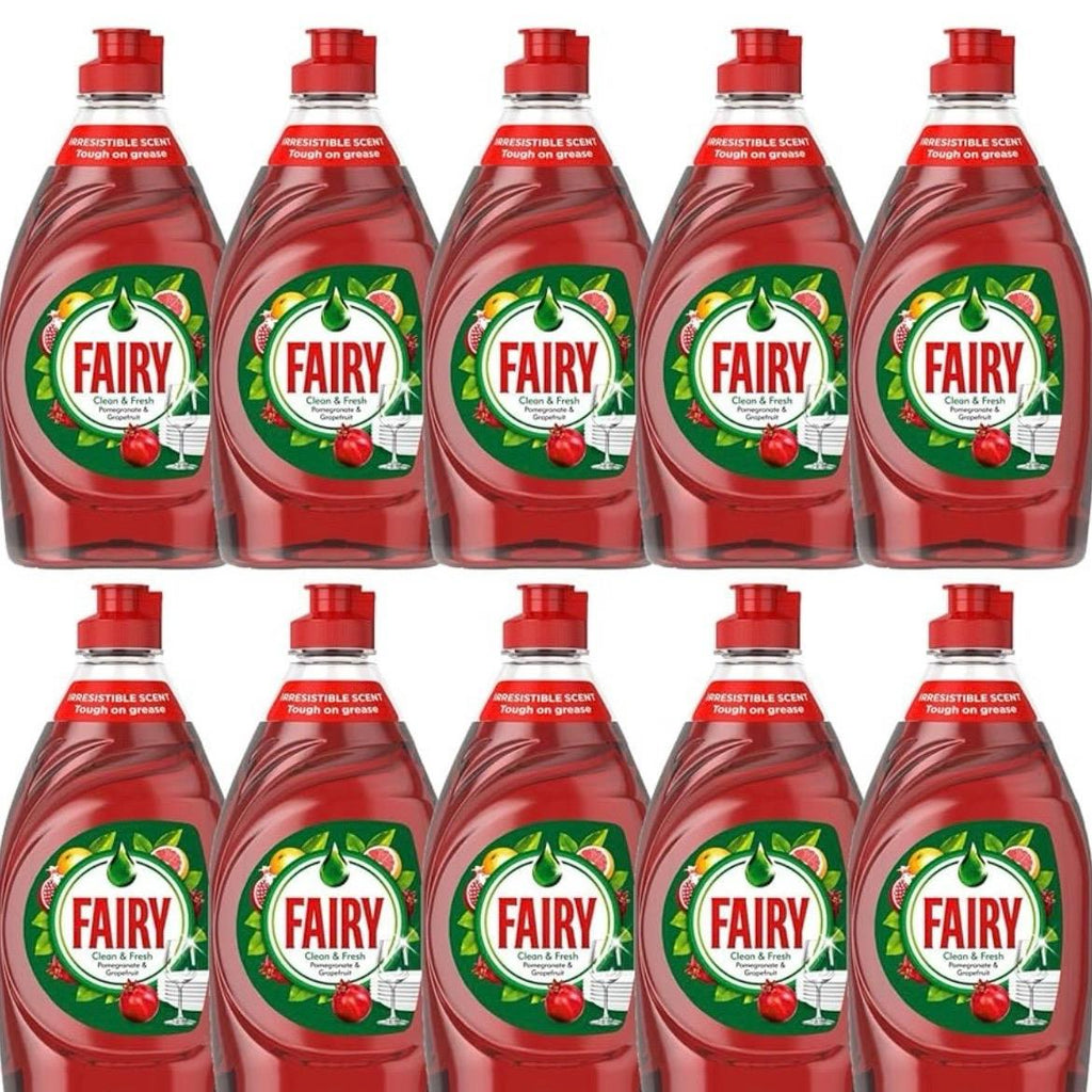 10 x 320ml FAIRY LIQUID dish soap- 320Ml for Household Cleaning Perfume